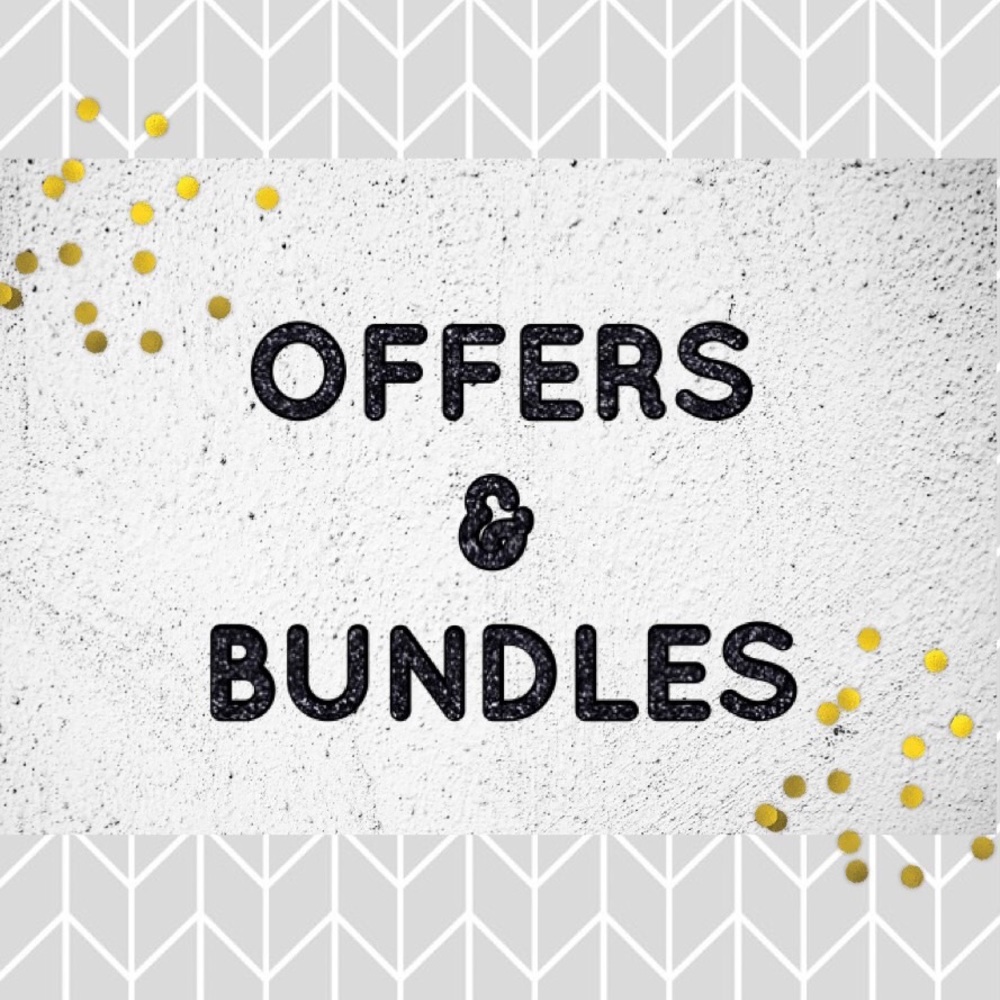 ✨ Make An Offer 🛍 Create a Bundle & Save ✨